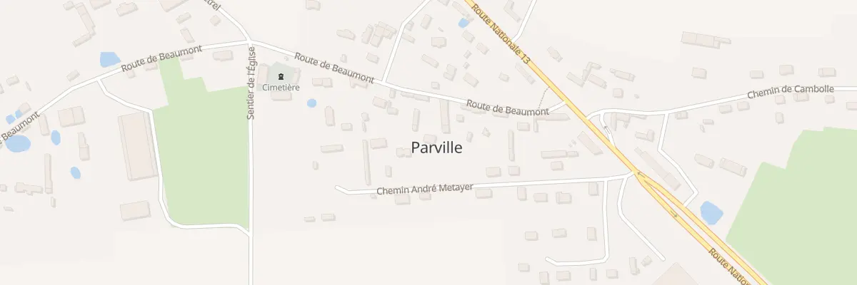 Plan du 11B Rte de Beaumont à Parville