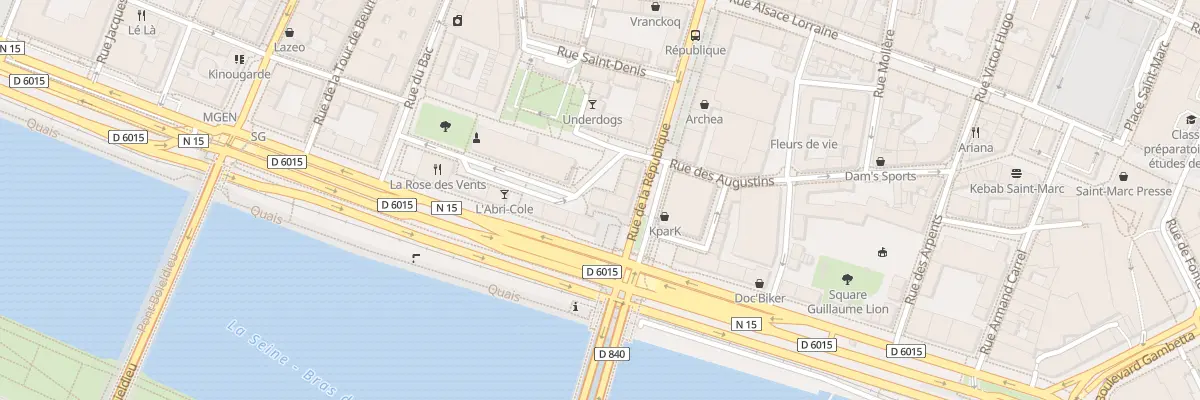Plan du 8 Pl Basse Vle Tour à Rouen