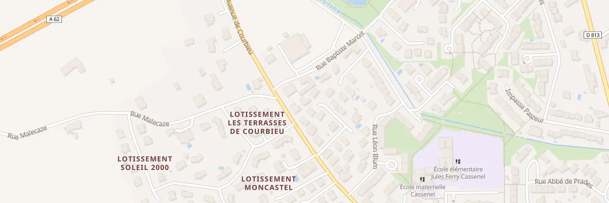 Plan du 12 Rue Amiral Rieunier à Castelsarrasin