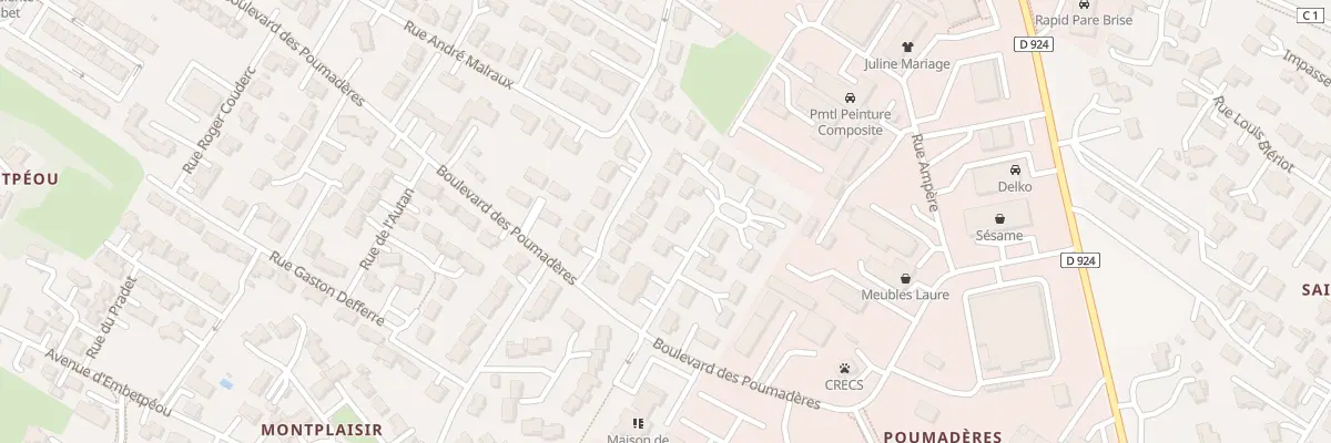 Plan du 6 Rue Jules Verne à L’Isle-Jourdain