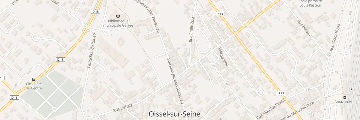 Plan du 17 Rue Sévene à Oissel-sur-Seine