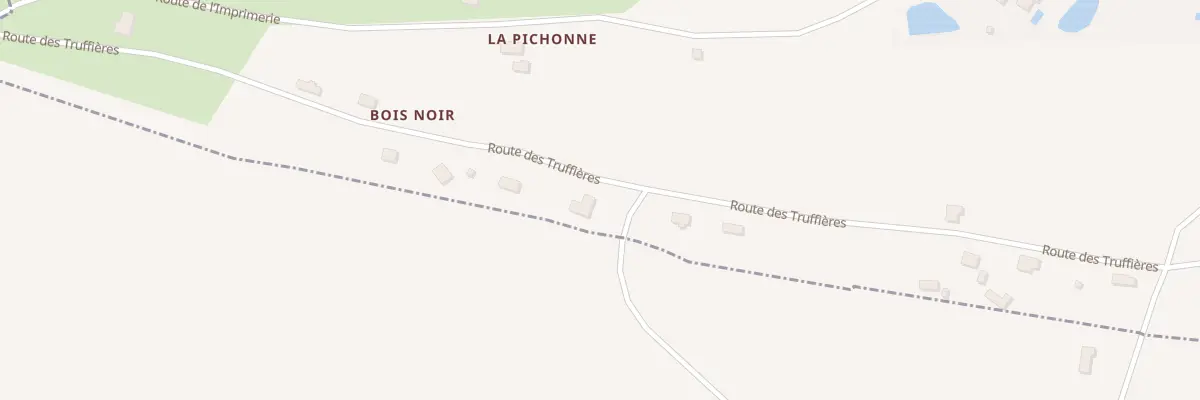Plan du 505 Rte des Truffières à Preyssac-d’Excideuil