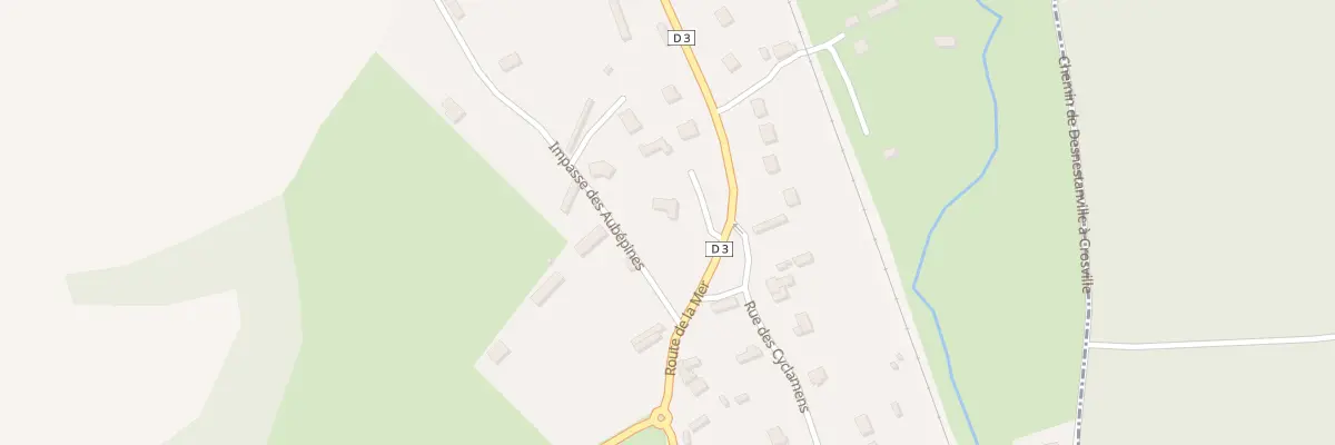 Plan du 5 Rte de la Mer à Dénestanville