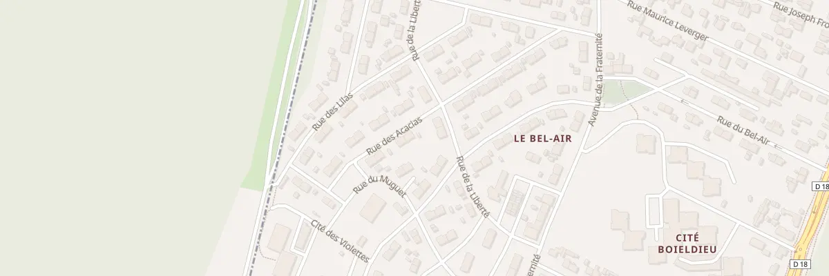 Plan du 21 Rue des Acacias à Oissel-sur-Seine