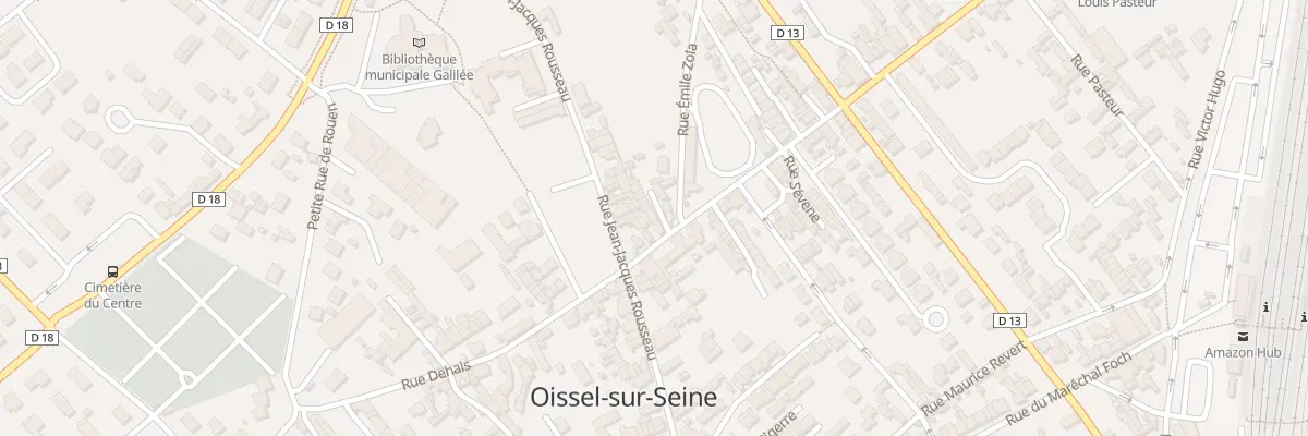 Plan du 11 Rue Sévene à Oissel-sur-Seine