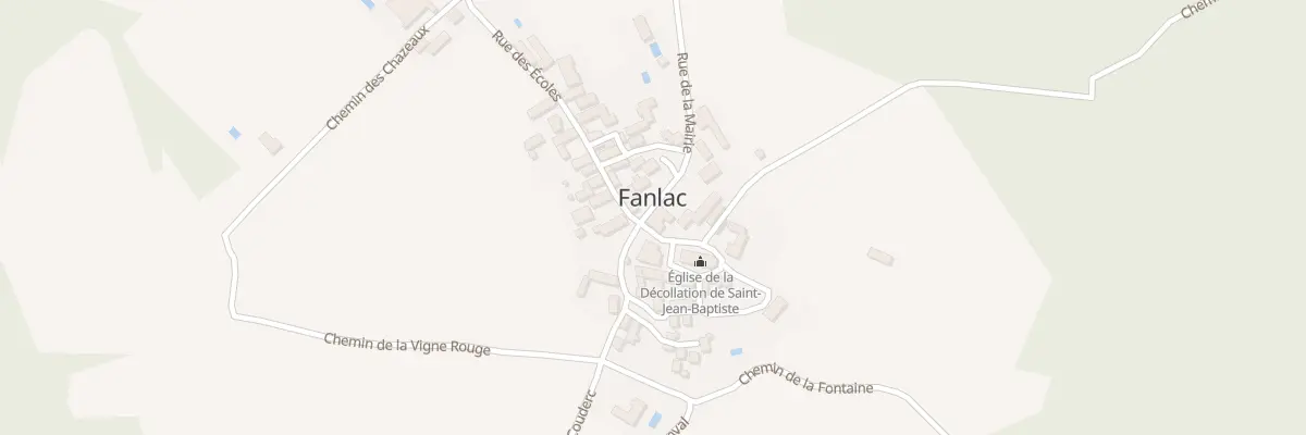 Plan du 2 Rue de la Mairie à Fanlac