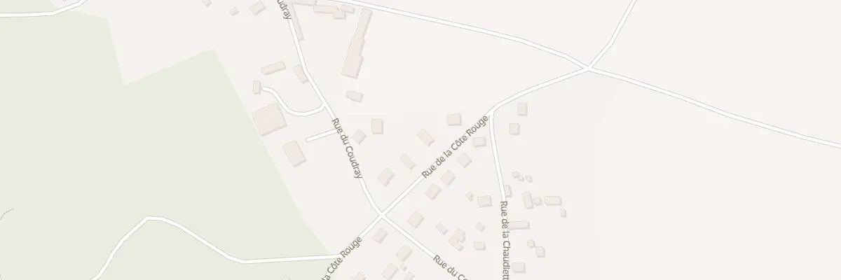 Plan du 9001 Rue de la Cote Rouge à Sylvains-Lès-Moulins