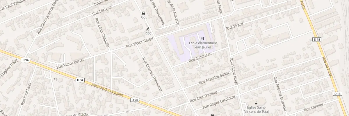Plan du 381 Rue Hyacinthe Ménage à Sotteville-lès-Rouen