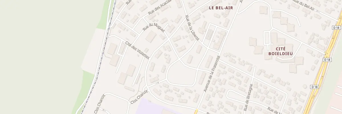 Plan du 27 All des Bleuets à Oissel-sur-Seine