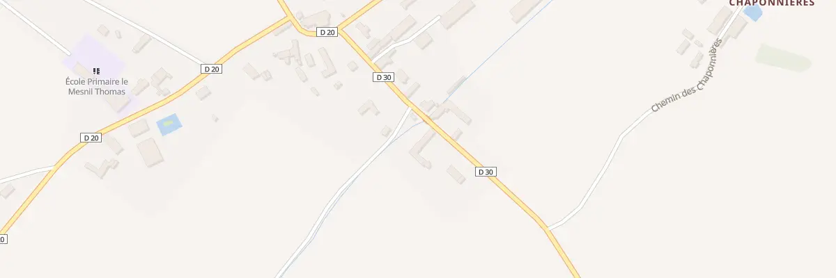 Plan du 7 Rte de Jaudrais au Mesnil-Thomas