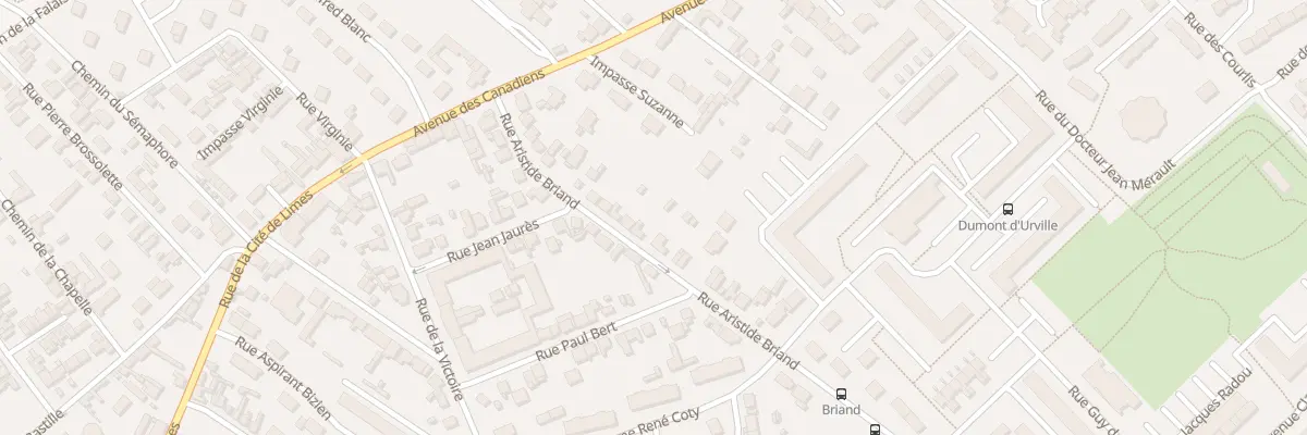 Plan du 25 Rue Aristide Briand à Dieppe