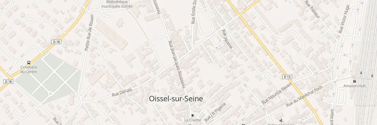 Plan du 4 Rue Sévene à Oissel-sur-Seine