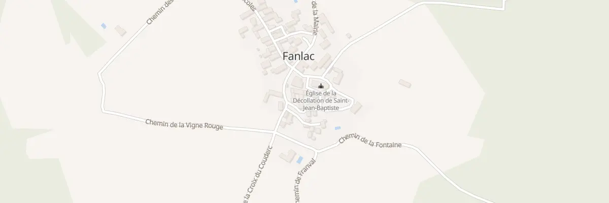 Plan du 2 Rle des Rosiers à Fanlac