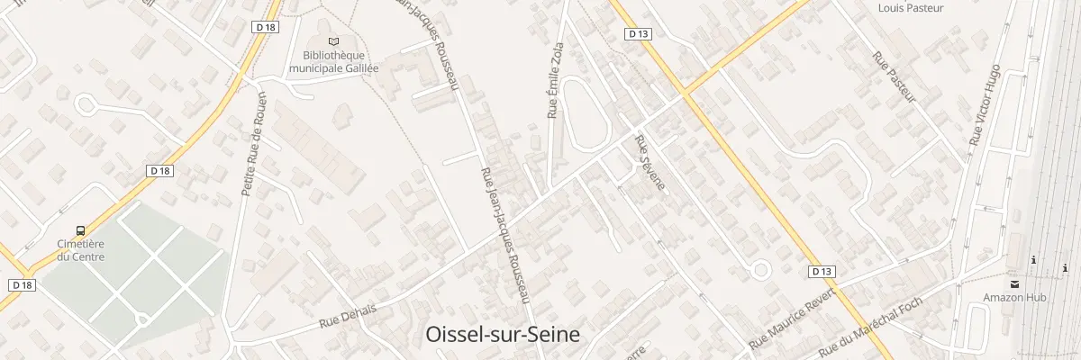 Plan du 25 Rue Sévene à Oissel-sur-Seine