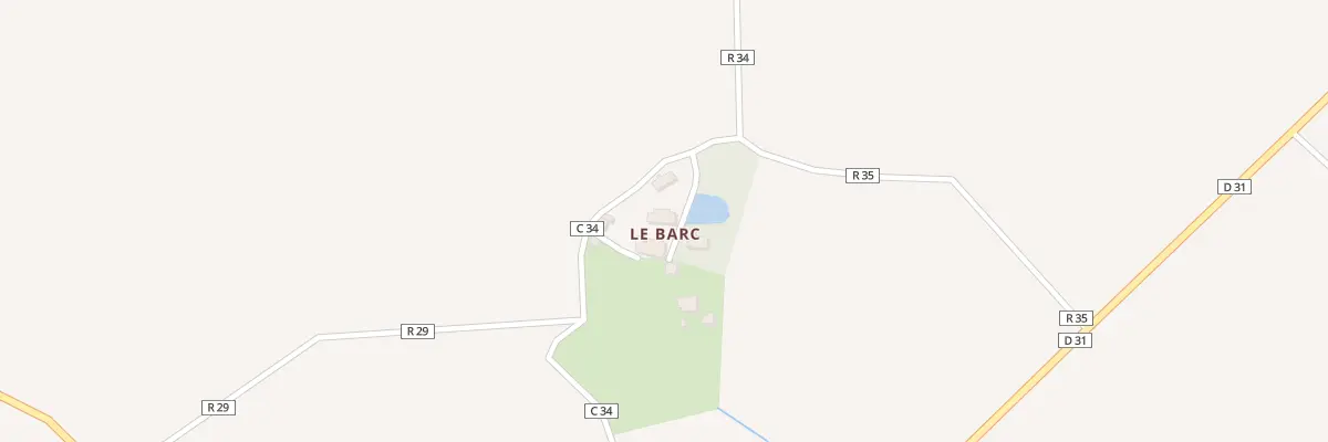 Plan du 6 Le Barc à Unverre