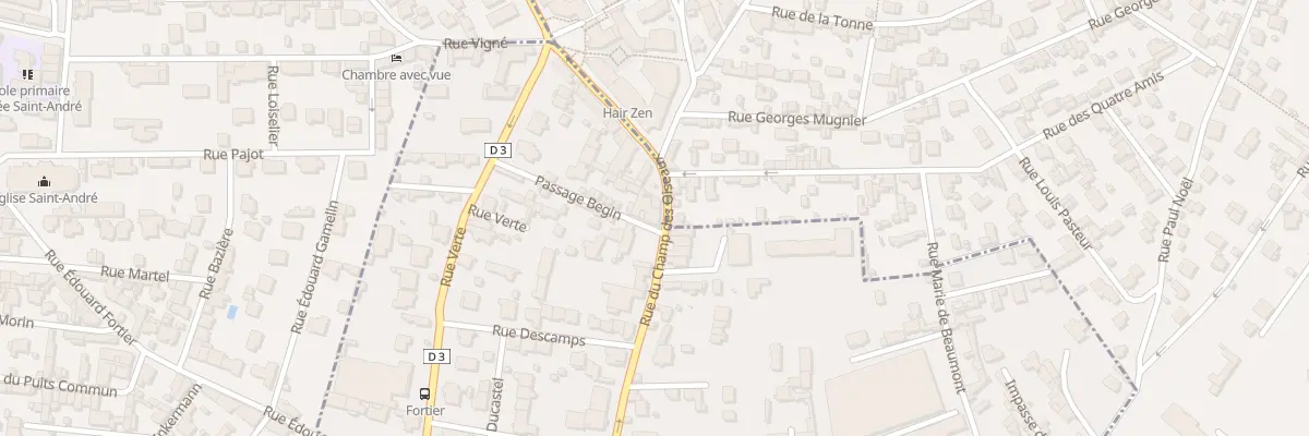 Plan du 133 Rue du Champ des Oiseaux à Rouen