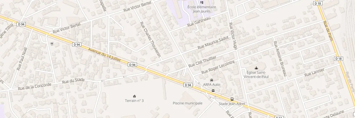 Plan du 474 Rue Hyacinthe Ménage à Sotteville-lès-Rouen