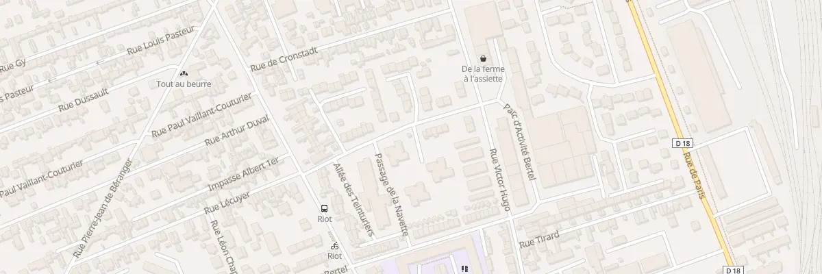 Plan du 34 Rue Victor Bertel à Sotteville-lès-Rouen