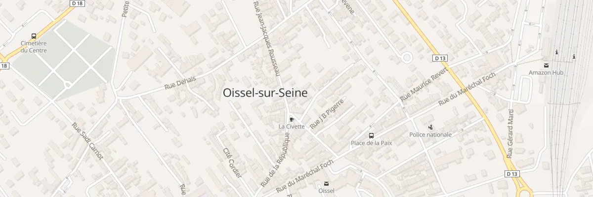 Plan du 4B Rue Jean Jacques Rousseau à Oissel-sur-Seine