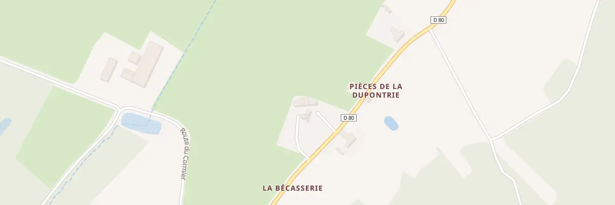 Plan du 3 La Becasserie à Chisseaux