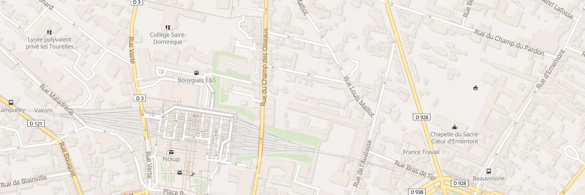 Plan du 56 Rue du Champ des Oiseaux à Rouen