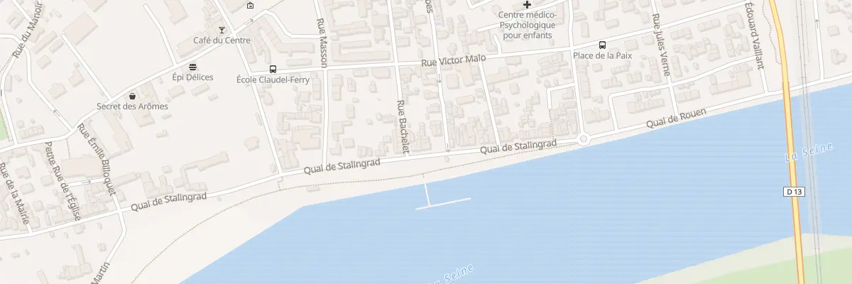 Plan du 67 Quai de Stalingrad à Oissel-sur-Seine