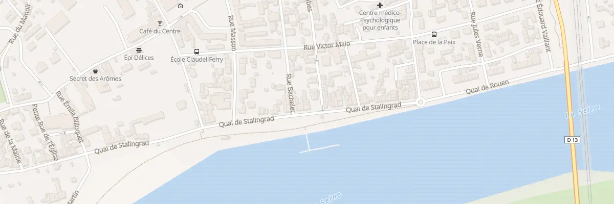 Plan du 69 Quai de Stalingrad à Oissel-sur-Seine