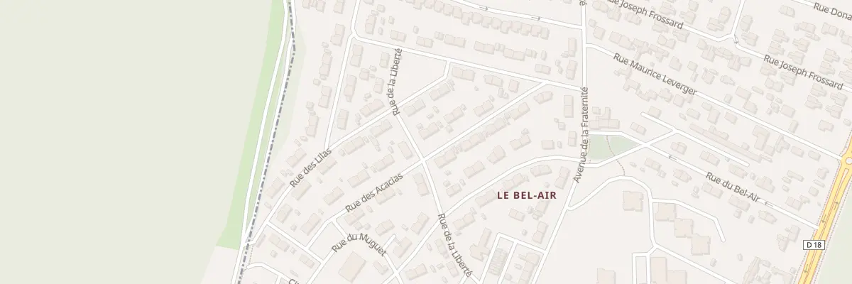 Plan du 12 Rue des Acacias à Oissel-sur-Seine