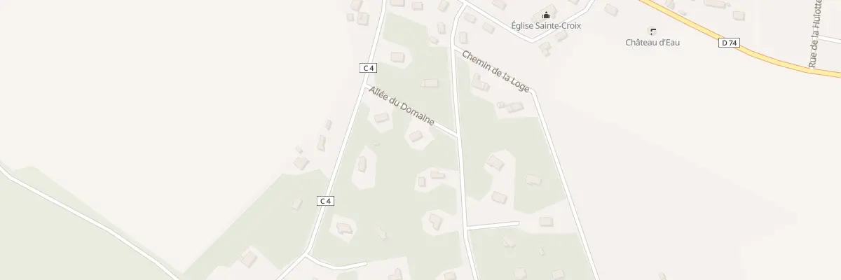 Plan du 3 All du Domaine aux Baux-Sainte-Croix