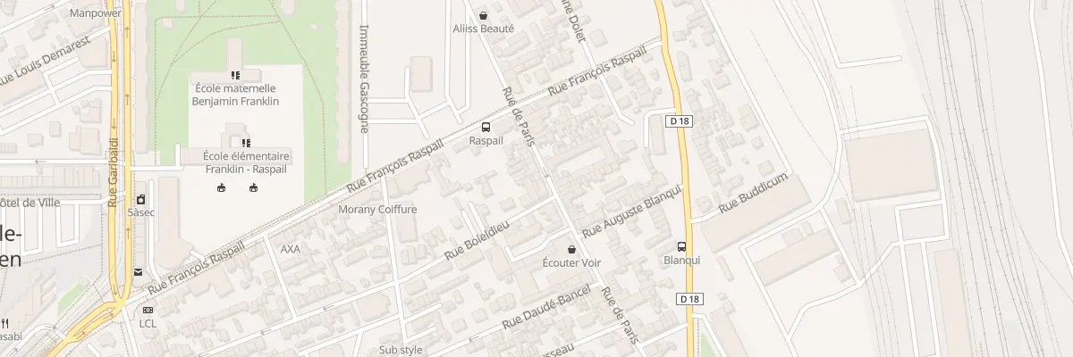 Plan du 250 Rue de Paris à Sotteville-lès-Rouen