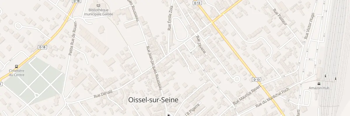 Plan du 8 Rue Sévene à Oissel-sur-Seine