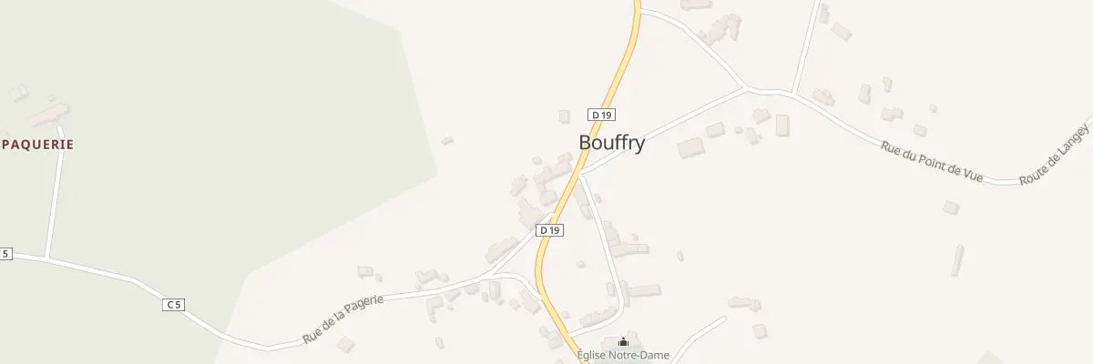 Plan du 6 Rue du St Jacques à Bouffry