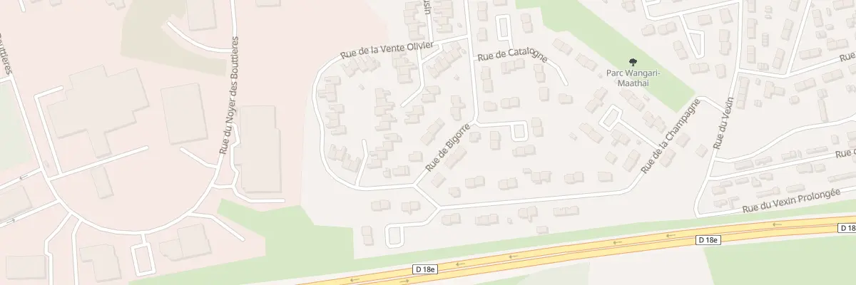 Plan du 8 Rue de Bigorre à Saint-Étienne-du-Rouvray