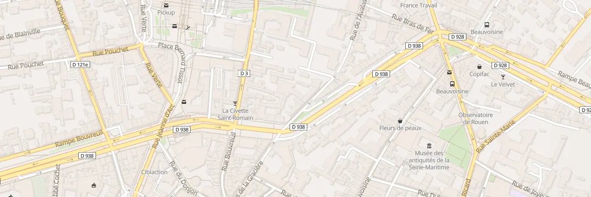 Plan du 7 Rue de l’Avalasse à Rouen