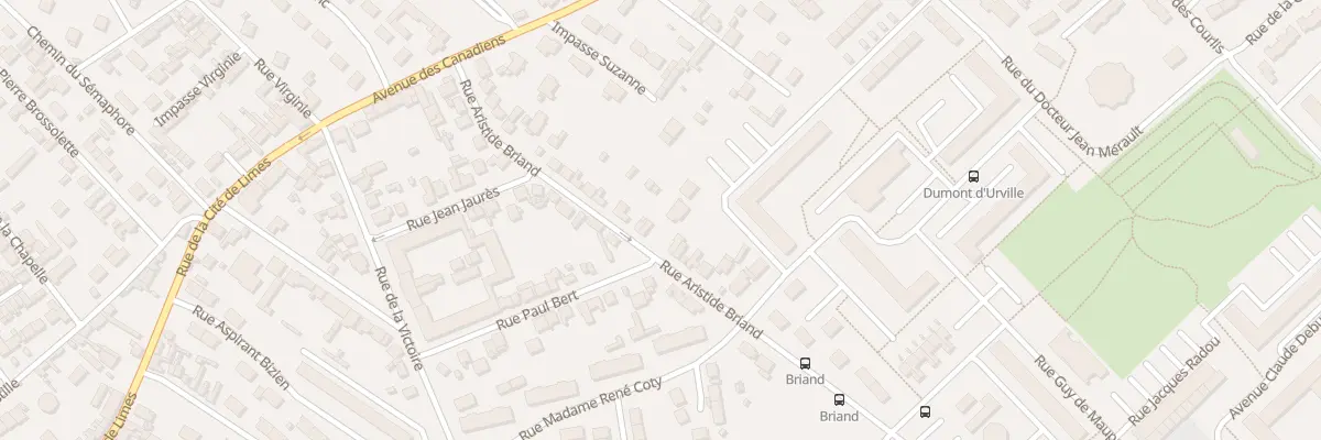 Plan du 33 Rue Aristide Briand à Dieppe