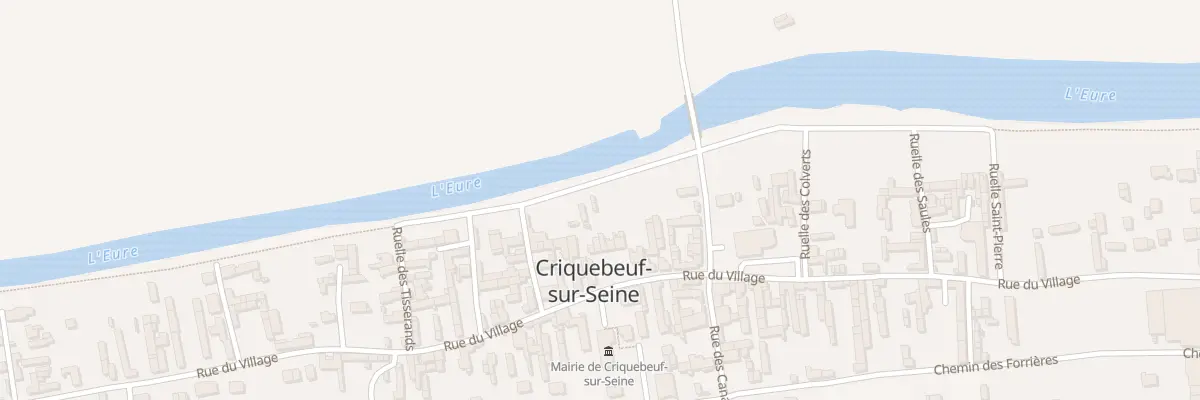 Plan du 798 Rue du Village à Criquebeuf-sur-Seine