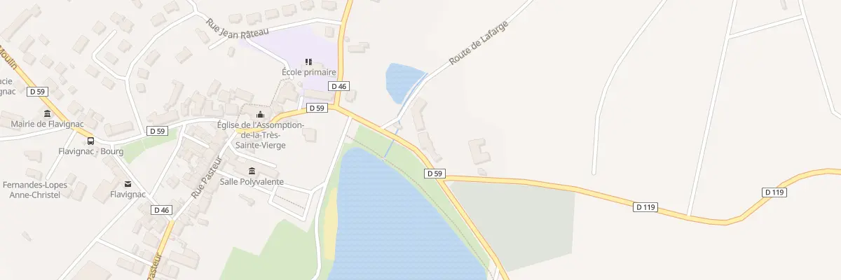 Plan du 21 Rue St Fortunat à Pageas