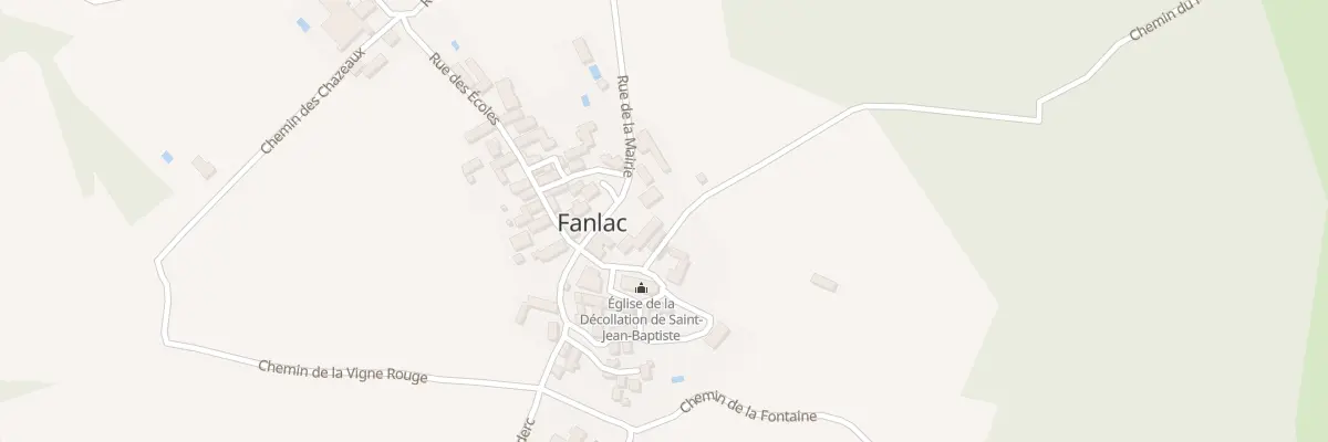 Plan du 39 Le Bourg à Fanlac