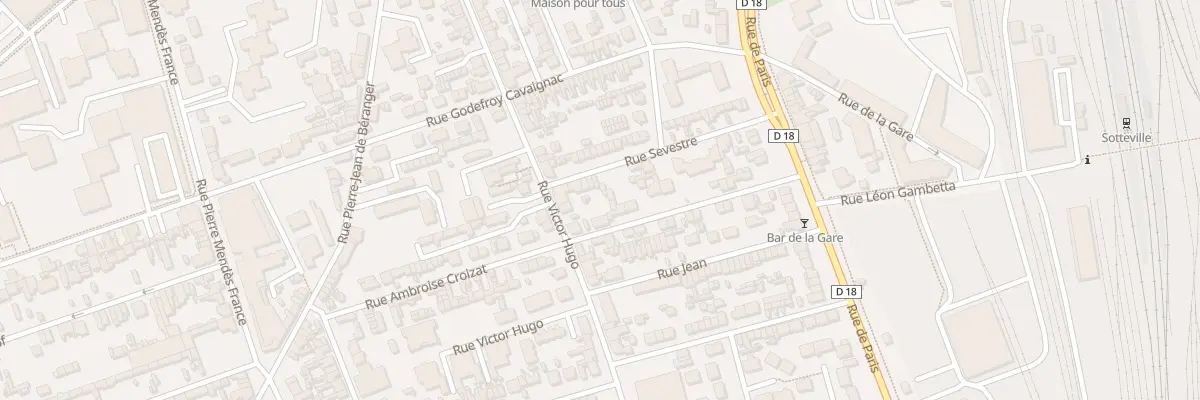 Plan du 315A Rue Victor Hugo à Sotteville-lès-Rouen