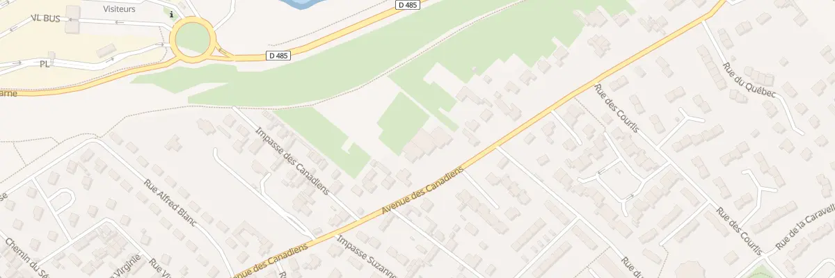 Plan du 27 Av des Canadiens à Dieppe
