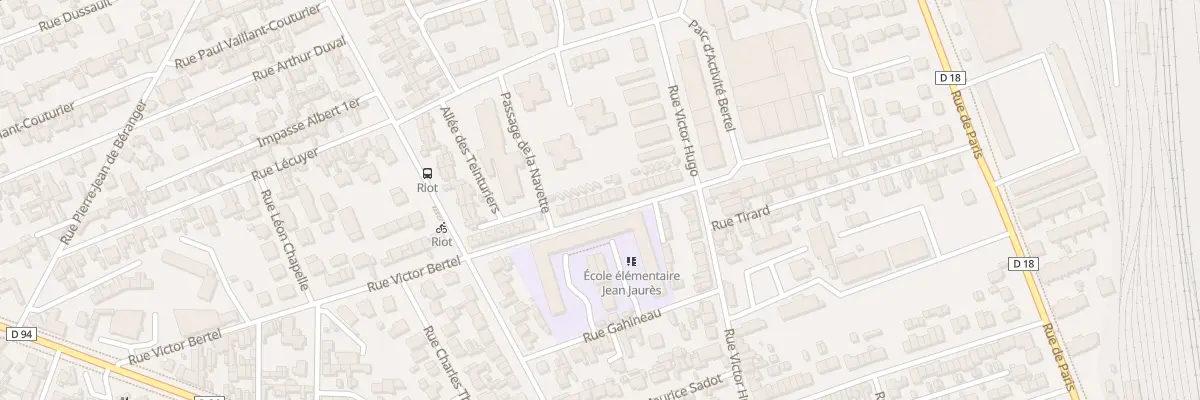 Plan du 22 Rue Victor Bertel à Sotteville-lès-Rouen