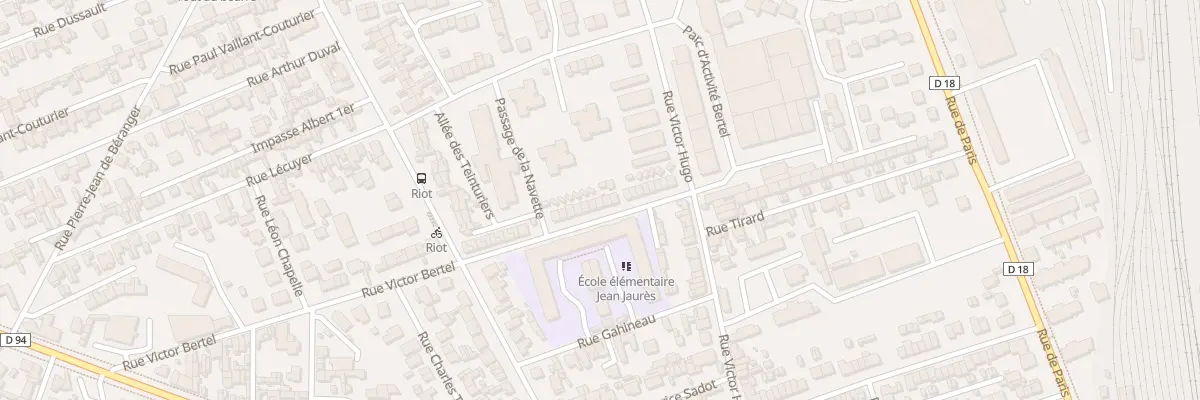 Plan du 20 Rue Victor Bertel à Sotteville-lès-Rouen