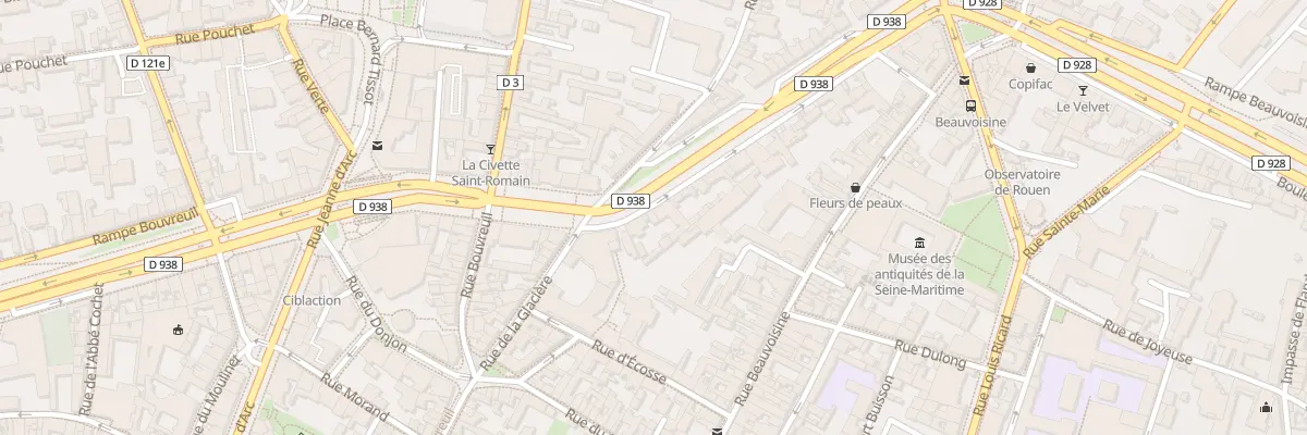 Plan du 165 Bd de l’Yser à Rouen