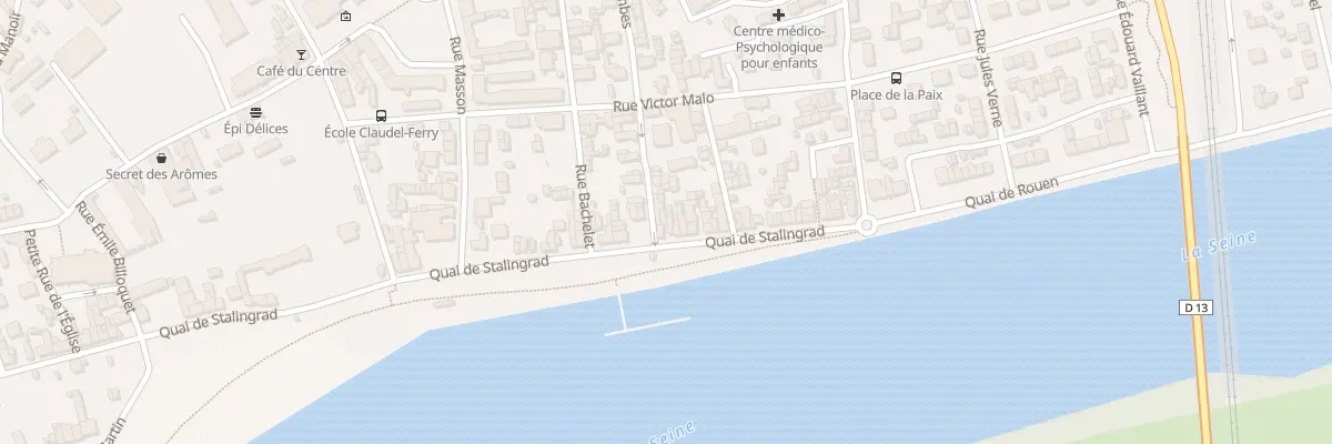 Plan du 77 Quai de Stalingrad à Oissel-sur-Seine