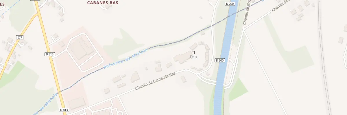 Plan du 385 Che de Caussade-Bas à Castelsarrasin