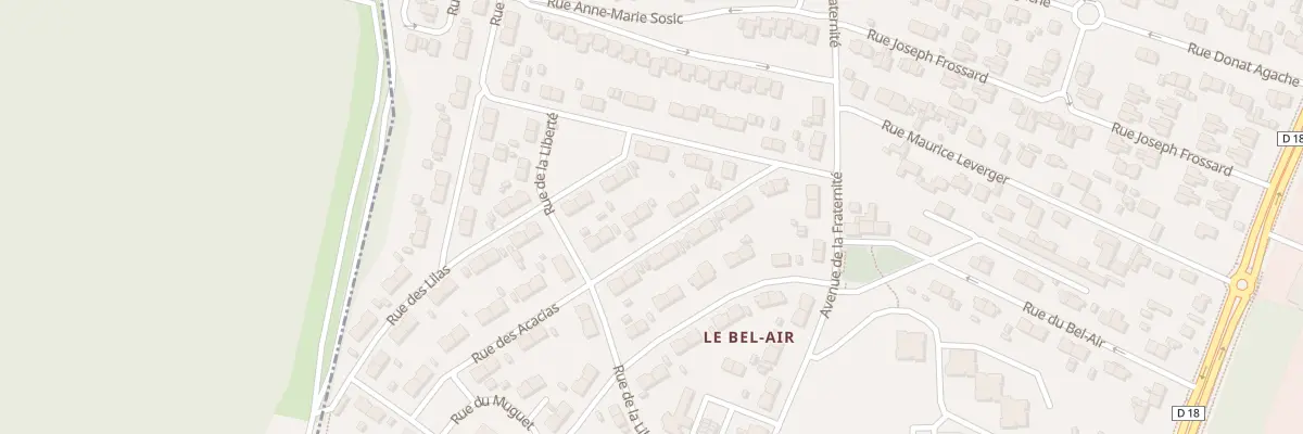 Plan du 6 Rue des Acacias à Oissel-sur-Seine