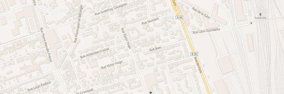 Plan du 38 Rue Jean à Sotteville-lès-Rouen