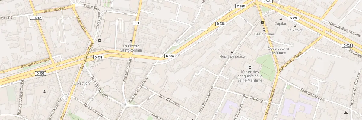 Plan du 163 Bd de l’Yser à Rouen
