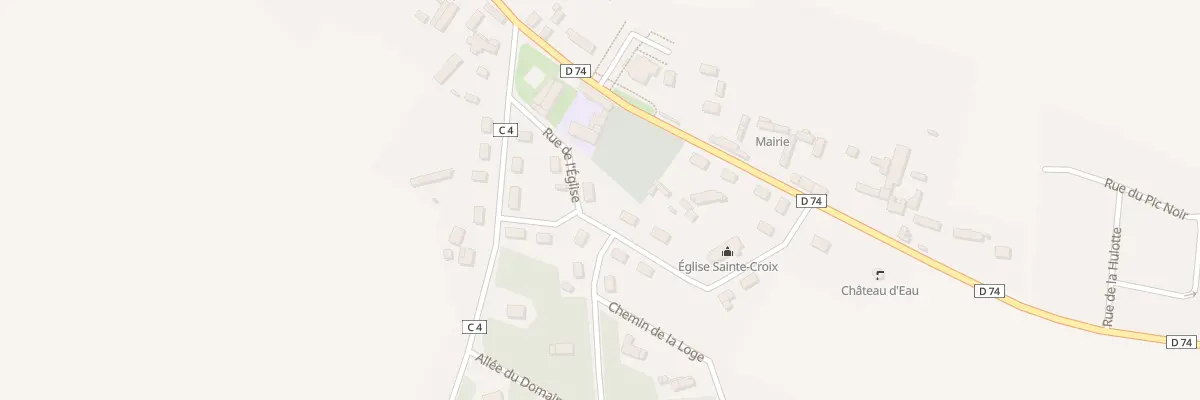 Plan du 3 Rue de l’Eglise aux Baux-Sainte-Croix
