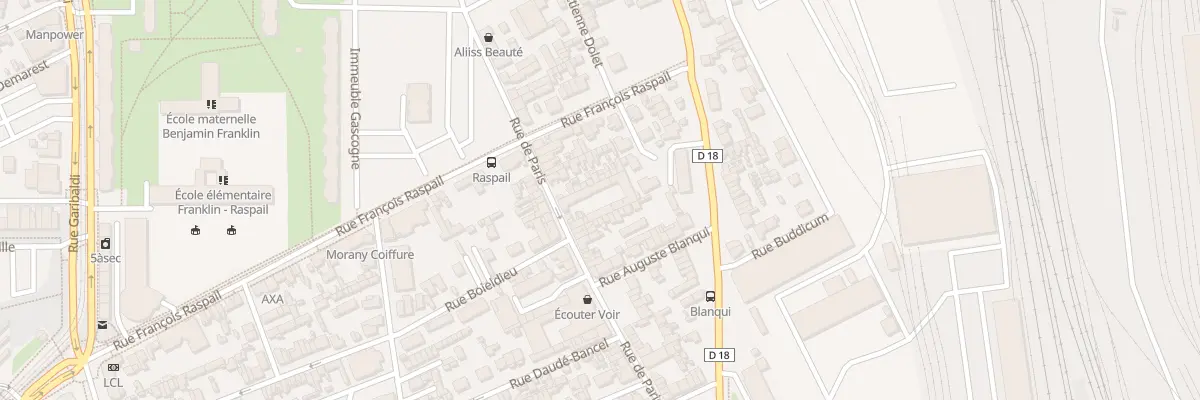 Plan du 205 Rue de Paris à Sotteville-lès-Rouen